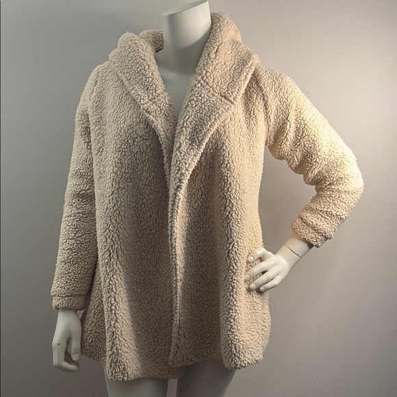 Easel Tan Teddy Jacket - Picture 2 of 5
